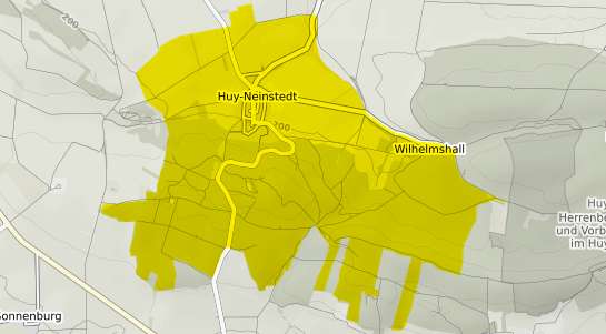 Immobilienpreisekarte Huy Neinstedt